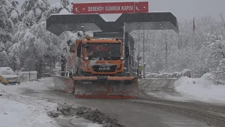 Kırklareli’nde Kar Yağışı Başladı! Sıcaklıklar Düşüşte